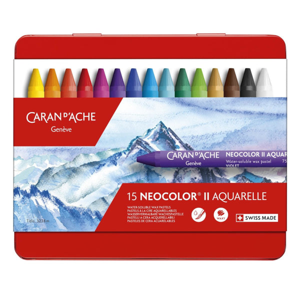 Caran d'Ache Neocolor II Watersoluble 15 Set