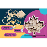 McTavish Academy of Art Canada Coast to Coast DIY 3D Wood Craft Art Kit Vancouver Island BC