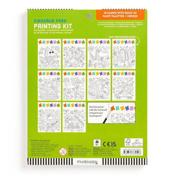 Mudpuppy Painting Kit - Dinosaur Park