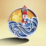 McTavish Academy of Art LightHouse DIY 3D Wood Craft Art Kit Vancouver Island BC