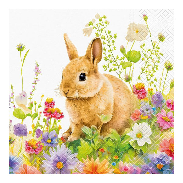 Abbott Lunch Napkins 20pk - Spring Morning Bunny