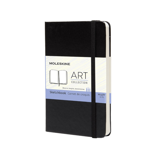 Moleskine Art Hardcover Sketchbook, Pocket - Black