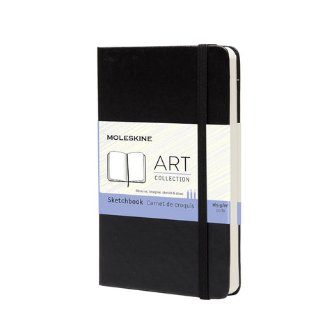 Moleskine Art Hardcover Sketchbook, Pocket - Black