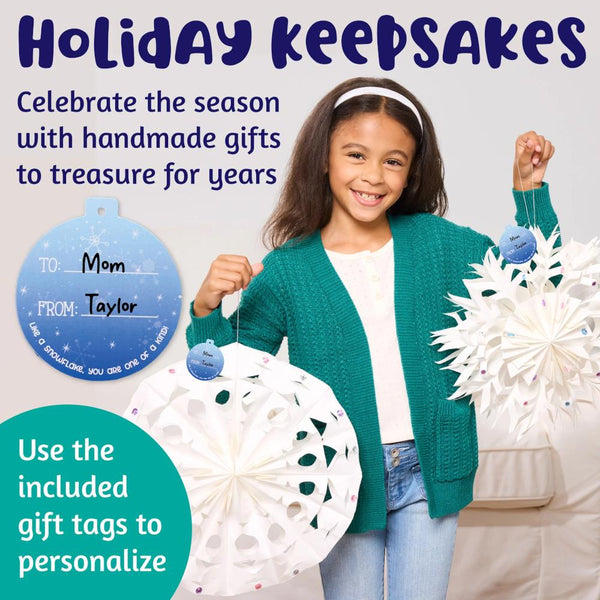 Creativity for Kids Make Your Own Snowflake Ornaments