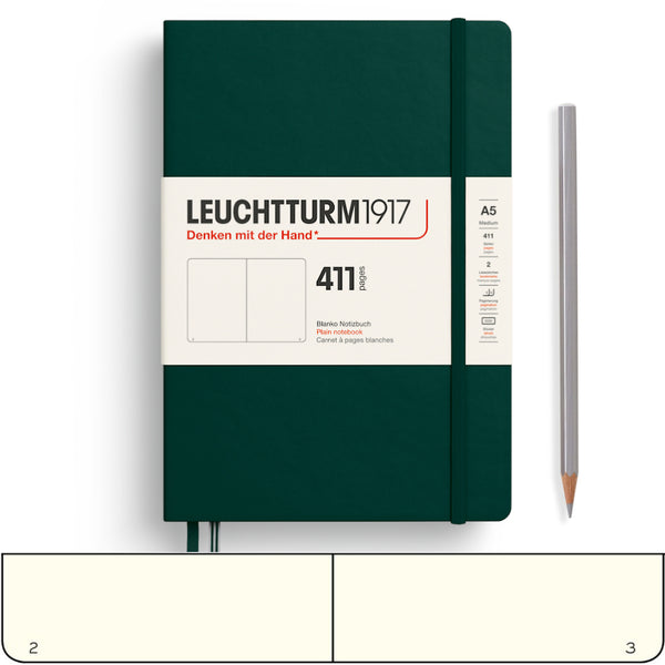 Leuchtturm1917 A5 Medium Notebook 411 - Blank