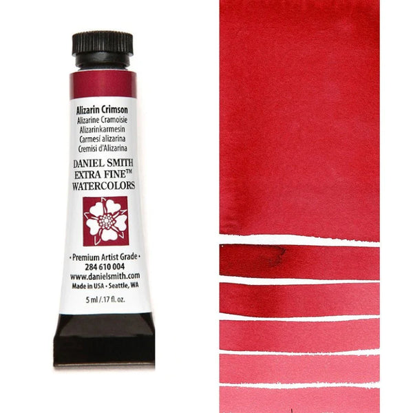 Daniel Smith Extra Fine Watercolour 5ml Tubes ALIZARIN CRIMSON