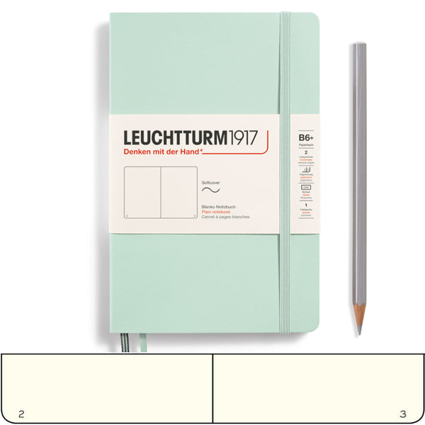 Leuchtturm1917 B6+ Paperback Notebooks - Blank