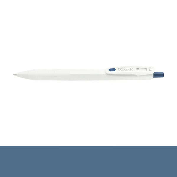 Zebra Sarasa R Retractable Gel Pens 0.4mm BLUE GREY