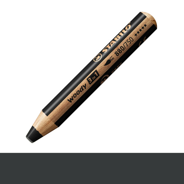 Stabilo Woody 3-in-1 Pencils BLACK