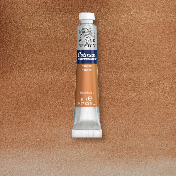 Winsor & Newton Cotman Watercolour 8ml Tubes S2 BRONZE