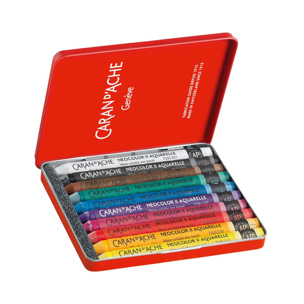 Caran d'Ache Neocolor II Watersoluble 10 Set