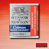 Winsor & Newton Cotman Watercolour Half Pans CADMIUM RED HUE