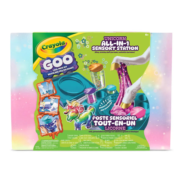 Crayola Unicorn Goo All-in-1 Sensory Station