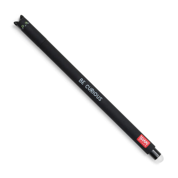 Legami Erasable Gel Pen - Cat, Black Ink
