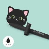 Legami Erasable Gel Pen - Cat, Black Ink