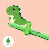 Legami Erasable Gel Pen - Dino, Green Ink