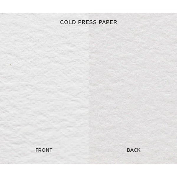 Etchr 100% Cotton Mixed Media Mini Sketchbook, A8 Portrait, Cold Pressed