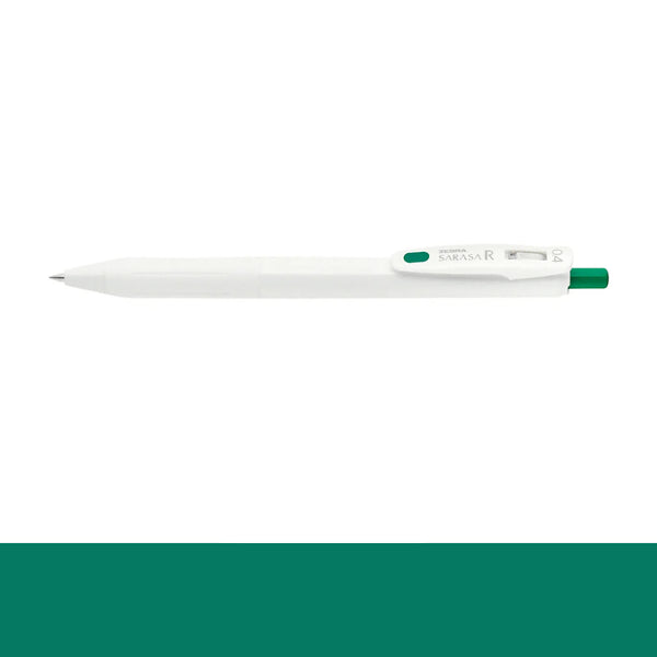 Zebra Sarasa R Retractable Gel Pens 0.4mm GREEN