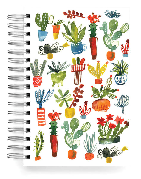 Ecojot Jumbo Journal Succulents Lined 6x9" Notebook