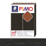 Fimo Effect Polymer Clay 57g BLACK LEATHER EFFECT