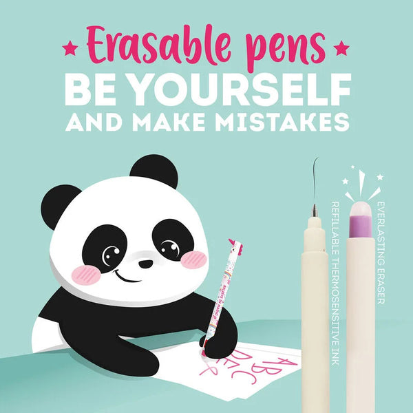 Legami Erasable Gel Pen - Butterfly, Pink Ink