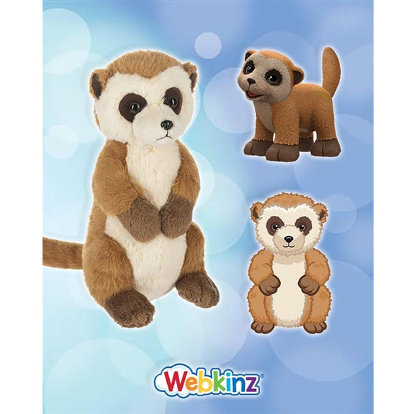 Webkinz By Ganz Plush Collectible Stuffed Animal Toy Pet - Meerkat (WK00029)