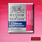 Winsor & Newton Cotman Watercolour Half Pans PERMANENT ROSE