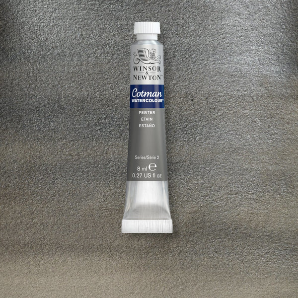 Winsor & Newton Cotman Watercolour 8ml Tubes S2 PEWTER