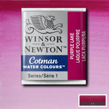 Winsor & Newton Cotman Watercolour Half Pans PURPLE LAKE