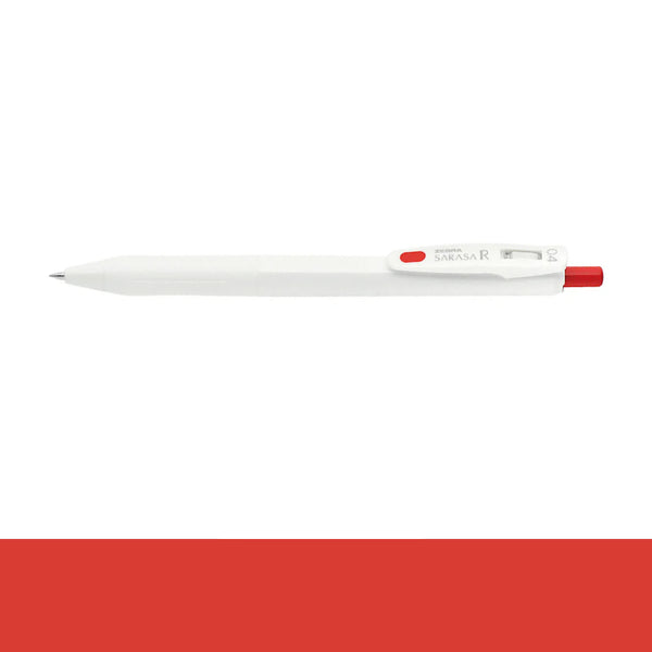 Zebra Sarasa R Retractable Gel Pens 0.4mm RED