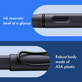 Lamy Safari Fountain Pen, Fine Nib - Special Edition Steel Black
