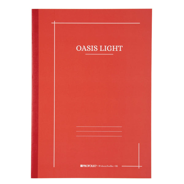 Itoya Oasis Light B5 Notebooks TOMATO