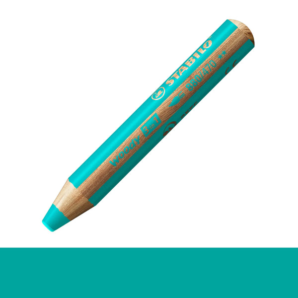 Stabilo Woody 3-in-1 Pencils TURQUOISE