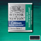 Winsor & Newton Cotman Watercolour Half Pans VIRIDIAN HUE