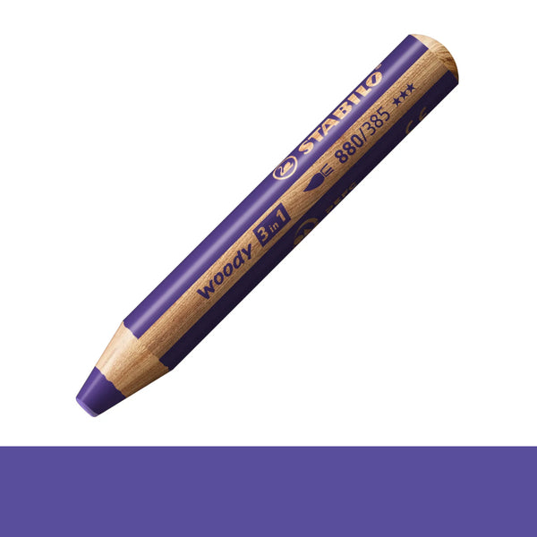 Stabilo Woody 3-in-1 Pencils VIOLET