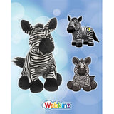 Webkinz By Ganz Plush Collectible Stuffed Animal Toy Pet - Zebra (WK00026)