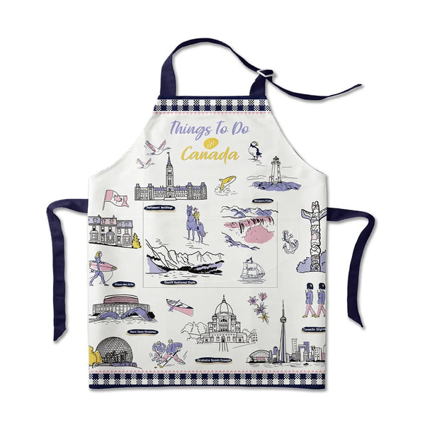 Northern Icons Versatile Apron Things To Do In Canada Illustrated Landmarks