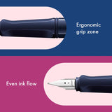 Lamy Safari Fountain Pen, Medium Nib - Special Edition Dark Dusk