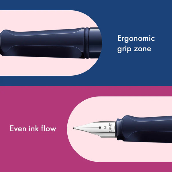 Lamy Safari Fountain Pen, Medium Nib - Special Edition Dark Dusk