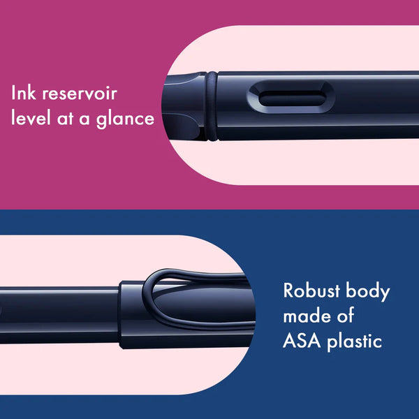 Lamy Safari Fountain Pen, Medium Nib - Special Edition Dark Dusk