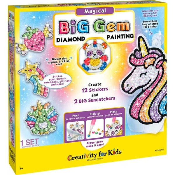 Creativity for Kids Big Gem Diamond Painting Magical Craft Kit