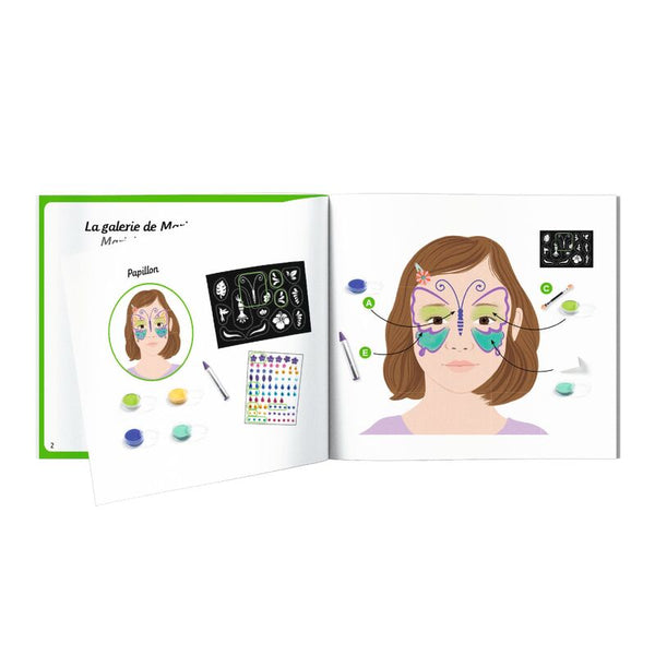 Djeco Rio de Janeiro Bird Face Paint Kit (DJ09246) - Safe, Vibrant & Festive Age 4+