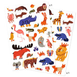 Djeco Temporary Tattoos Kit - Funny Animals (DJ09917) - Skin Jewellery Art