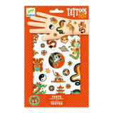 Djeco Temporary Tattoos Kit - Martial Arts Spirit (DJ09915) - Skin Jewelry Art Age 3+