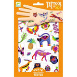 Djeco Temporary Tattoos Kit - Wild Beauty Metallic (DJ09609) - Skin Jewelry Art