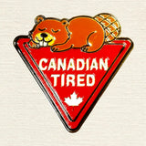 Northern Icons Canada Enamel Pin – Funny Beaver Souvenir Gift Inspired By Canada