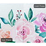 Etchr 100% Cotton Mixed Media Sketchbook, Small Accordion, Cold Pressed