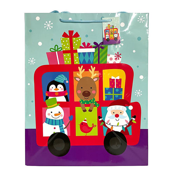 Paper Trendz Jumbo Holiday Gift Bag, Extra Wide - Assorted Styles