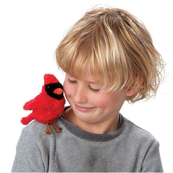 Folkmanis Finger Puppet - Red Cardinal