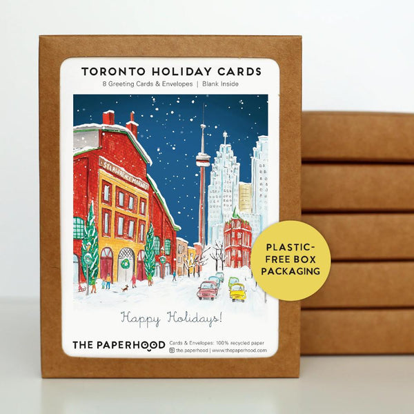 The Paperhood Toronto Boxed Holiday Cards 8pk St. Lawrence Market
